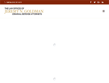 Tablet Screenshot of goldmandefense.com